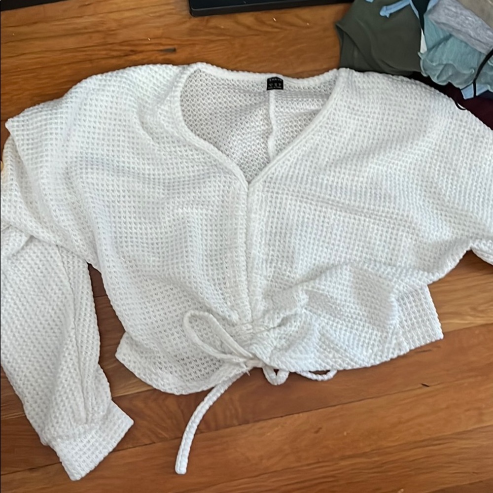Shein white sweater used once